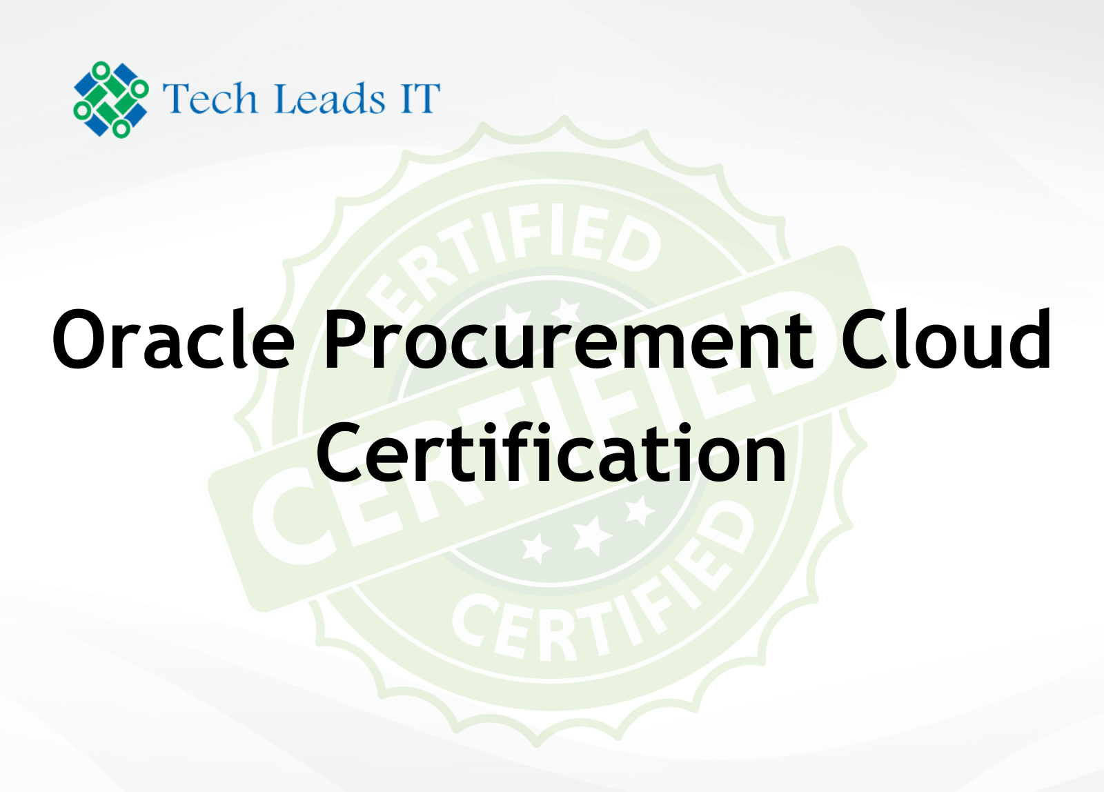 Oracle Procurement Cloud Certification